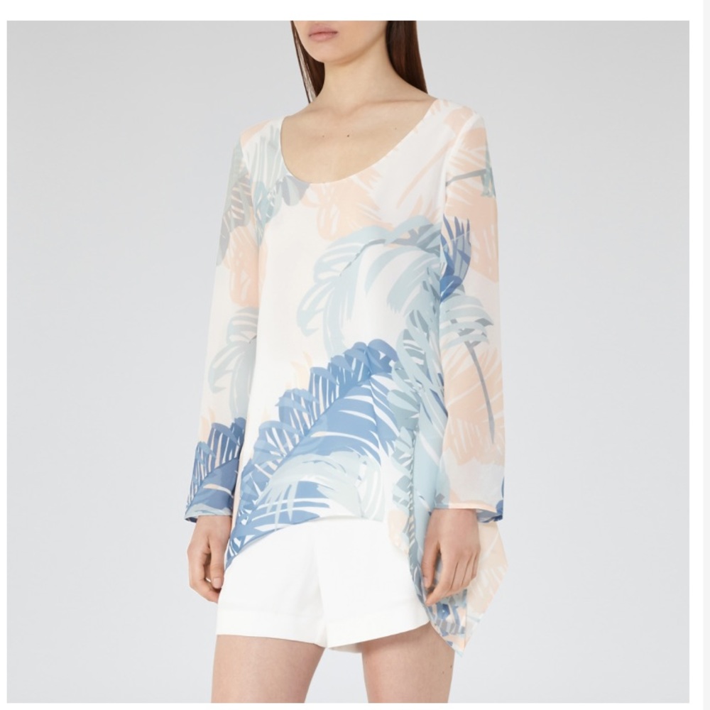 🌸🔥Reiss Silvi Multi Printed Top🌸🔥